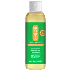 X-Epil Zmyselný masážny olej - citrónová tráva (250ml)