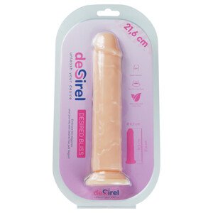 Desirel Bliss - prísavný dildo (naturálny)