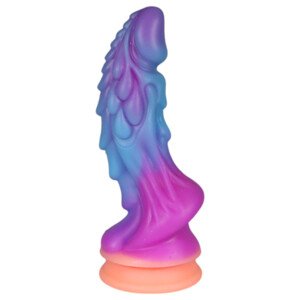 OgazR - svietiaci drak dildo - 22cm (fialovo-ružový)