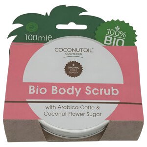 Coconutoil - Bio telový peeling s kávou & kokosovým kvetovým cukrom (100ml)