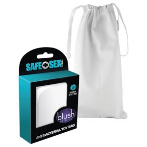 Safe Sex - antibakteriálna diskrétna úložná taška - biela (31x12,7cm)