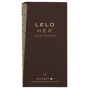 LELO Hex Respect XL - luxusné kondómy (12 ks)
