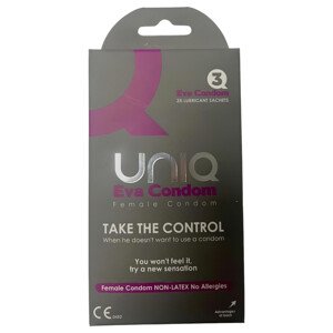 Uniq Eva - latex-free ženský kondóm (3 ks)