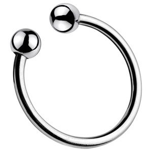 Nerezový kovový krúžok na penis - oneskorenie ejakulácie (30 mm)