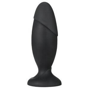 Anal Adventures Platinum Rocket - veľký análny kolík (čierny)