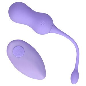 Loveline - nabíjacia vibračná venušina guľôčka (fialová)
