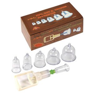 Rimba Cupping - súpravákumová pumpa (6 dielov)