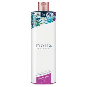 Exotiq Body To Body - hrejivý masážny olej (500ml)