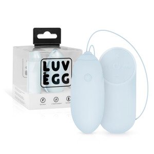 LUV EGG - nabíjacie, rádiom riadené vibračné vajíčko (modré)