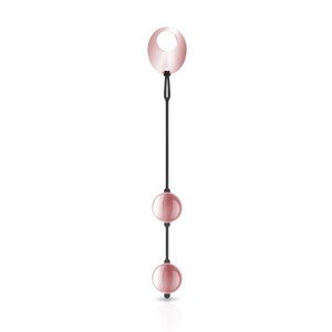 Rosy Gold Ben Wa - guličky pre vaginálne posilnenie (rosegold)