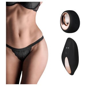 Pantyrebel - nabíjacie vibračné tangá čierne (S-L)