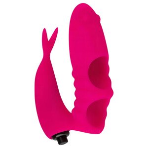 Easytoys Finger - 2v1 prstový vibrátor (ružový)