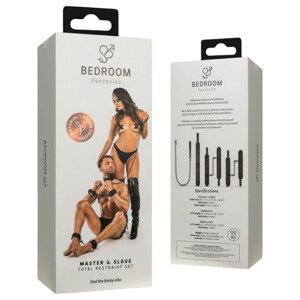 Bedroom Fantasies - kompletná sada pút - 4 dielna (čierna)