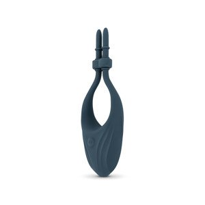 Nastaviteľný vibračný krúžok na penis (modrý)