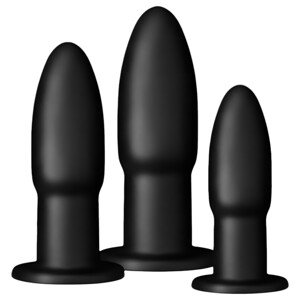BUTTR Cluster Bombs - čierna análna tréningová sada