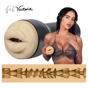 Kiiroo Victoria June - umelé ústa - kompatibilné s PowerBlow (prírodná)
