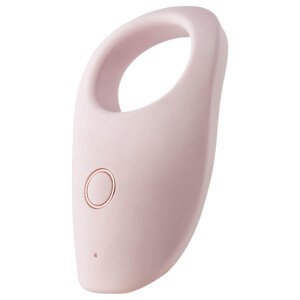 Vivre Bibi - akumulátorový, vibračný krúžok na penis (ružový)