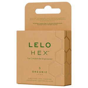 LELO Hex Organic - kondómy na potenciu (3 ks)