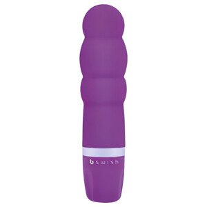B SWISH Bcute Pearl - vodotesný fialový vibrátor s perlovým dizajnom