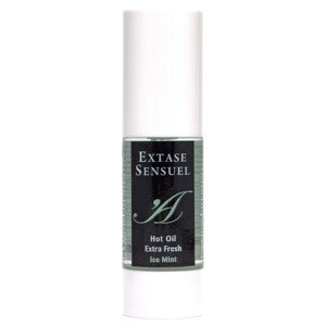 Extase Sensuel - chladivo-hrejivý masážny olej - mäta (30 ml)