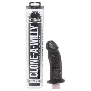 Clone-a-Willy - sada na odliatok penisu s vibrátorom (čierna)