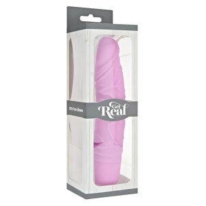 Classic Get Real - realistický silikónový vibrátor (ružový)