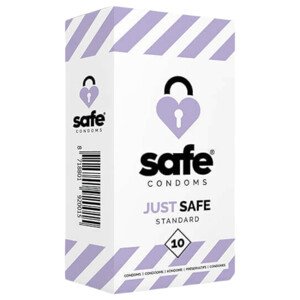 SAFE Just Safe - štandardné kondómy - vanilka (10 ks)
