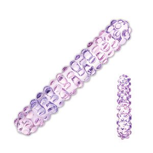 GLAS No. 94 - drobný guľatý sklenený dildo (ružový)