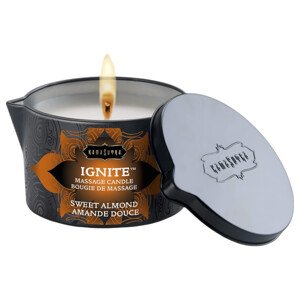 Kama Sutra - vegán masážna sviečka - sladká mandľa (170g)