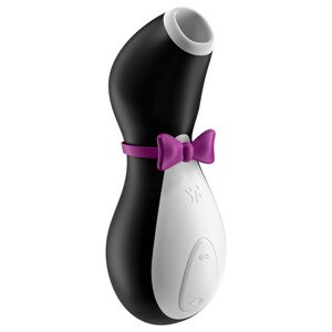 Satisfyer Penguin - nabíjateľný, vodeodolný stimulátor klitorisu (čierno-biely)