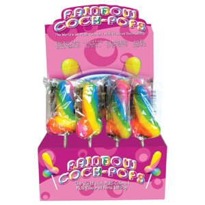 Rainbow Cock Pop - lízatko s penisom (85g) - ovocná príchuť