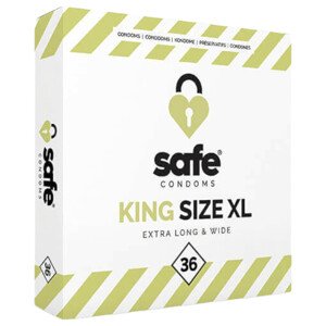 SAFE King Size XL - extra veľké kondómy (36ks)