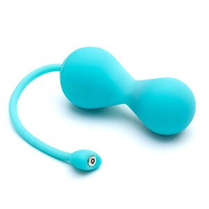 LOVELIFE BY OHMIBOD - KRUSH - inteligentné, nabíjacie venušine guličky (tyrkysové)