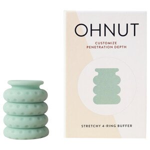 Ohnut - prsteň na reguláciu prenikania - 4 diely (zelená)