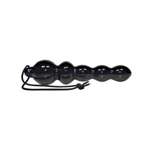 You2Toys Black Jack - Beaded Anal Dildo (Black)