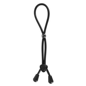 Bad Kitty - Silicone Scrotum & Penis Ring (Black)