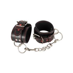 Bad Kitty - Heart-Shaped Handcuffs (Black)