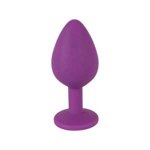 Colorful JOY - Silicone Anal Plug - Medium (Purple)