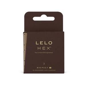 LELO Hex Respect XL - Luxury Condoms (3-pack)