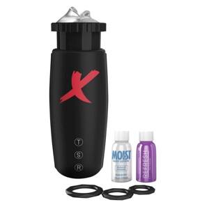 PDX Moto Bator - Vibrating Masturbator with Lifelike Lips (Black)
