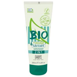 HOT Bio 2IN1 - Water-based Lubricant & Massage Gel (200ml)