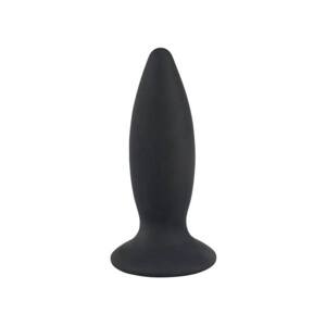 Black Velvet S - Rechargeable Beginner Anal Vibrator - Small (Black)