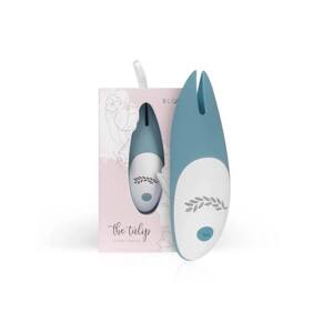 Bloom Tulip - Rechargeable Silicone Clitoral Vibrator (Turquoise)