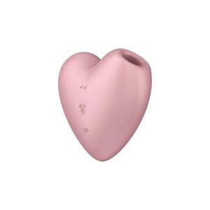 Satisfyer Cutie Heart - Pink Rechargeable Air-Pulse Clitoral Vibrator
