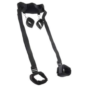 Cottelli Bondage - Shiny Black Open-Front Ringed Bodysuit
