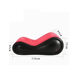 Inflatable BDSM Furniture - Large (Red) with Cuffs