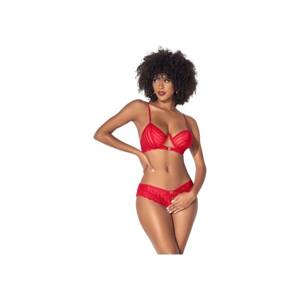 Mapalé - Open Cup Bra Set (Red)