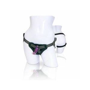 LATEX - Outer Pant with 2 Inner Dildos - Black (S-L)
