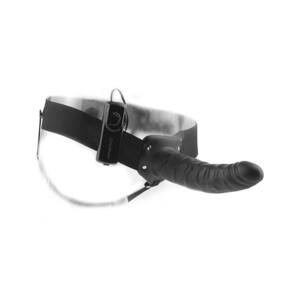 Strap-on-me M - Medium Strap-On Vibrator - Black