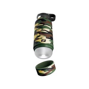 Happy Campter Masturbator Flask - Green and Black